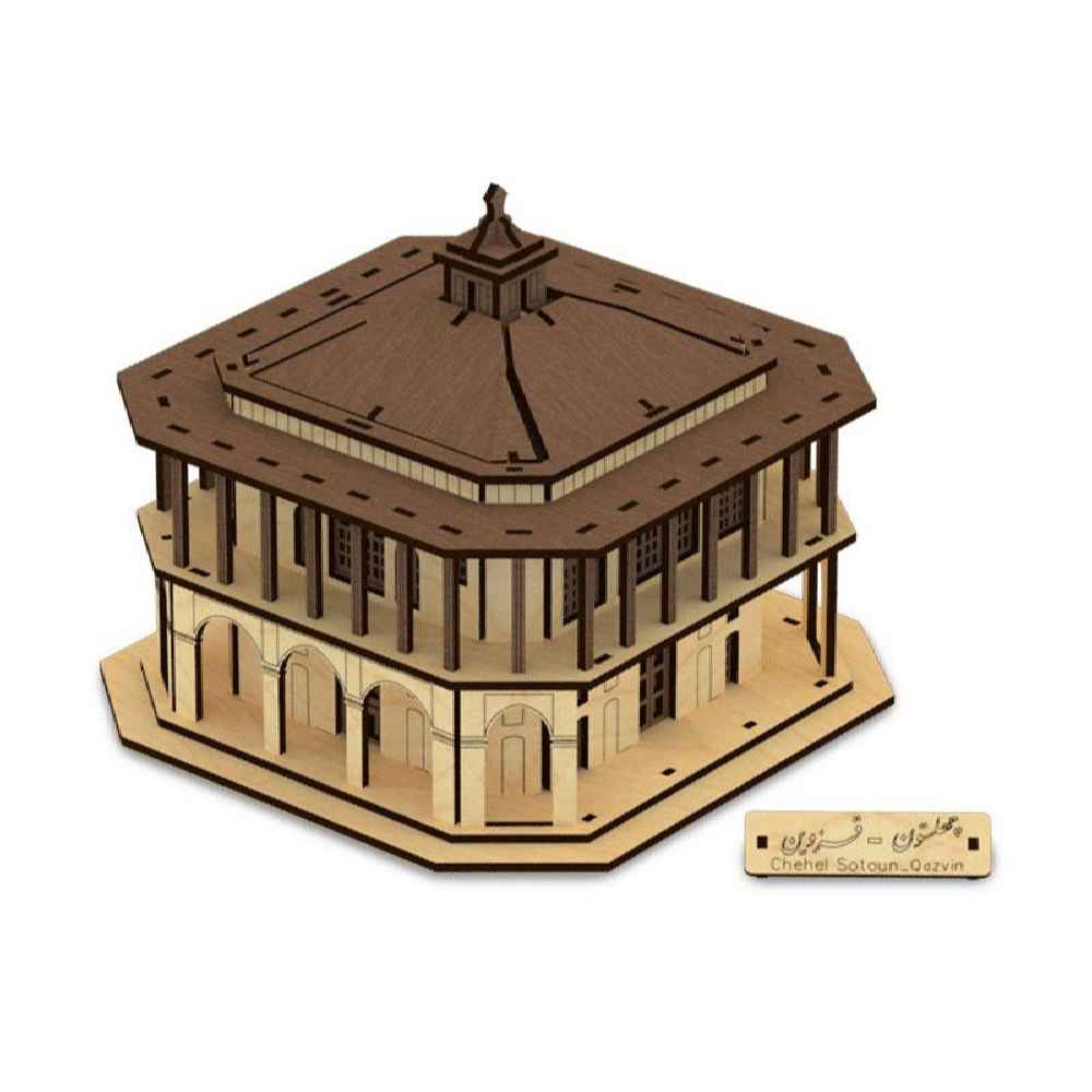Price and Buy 98-Piece 3D Puzzle: Chehel Sutoon Qazvin – Historical Model - Image 3