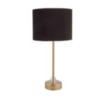 Price and Buy Accent Table Lamp with Drum Shade Design in Brown - Image 3