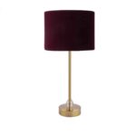 Price and Buy Accent Table Lamp with Drum Shade Design in Brown - Image 4