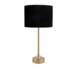 Price and Buy Accent Table Lamp with Drum Shade Design in Brown - Image 5