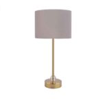 Price and Buy Accent Table Lamp with Drum Shade Design in Brown - Image 6