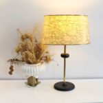 Price and Buy Accent Table Lamp with Drum Shade Design in Gold - Image 3