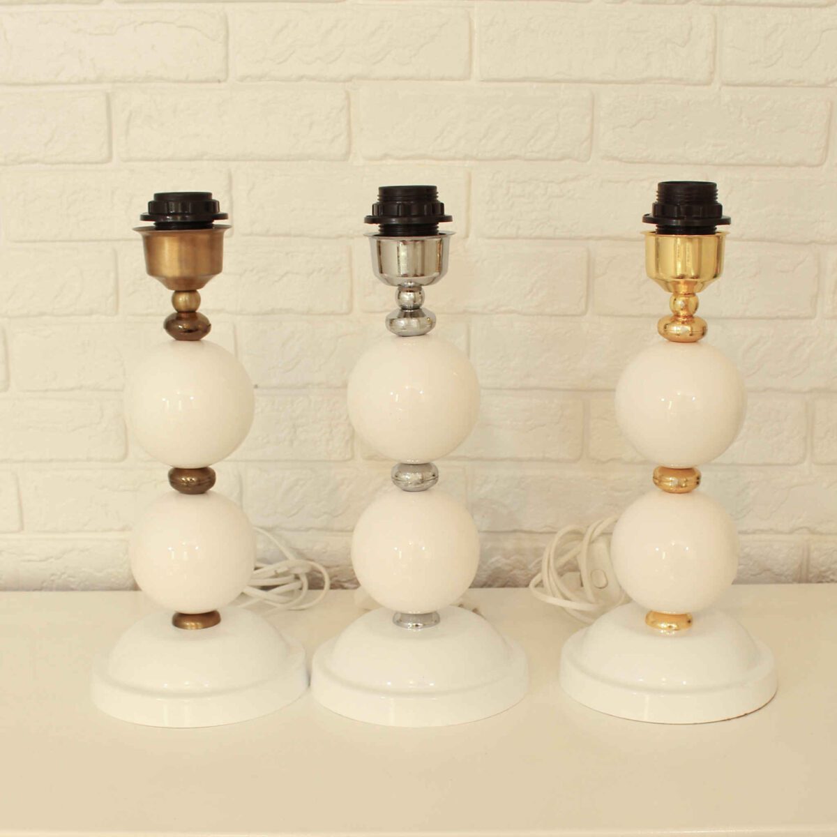 Price and Buy Accent Table Lamp with Fabric Drum Lampshade Orb - Image 7