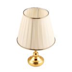 Price and Buy Accent Table Lamp with Fabric Tapered Lampshade Dlt - Image 5