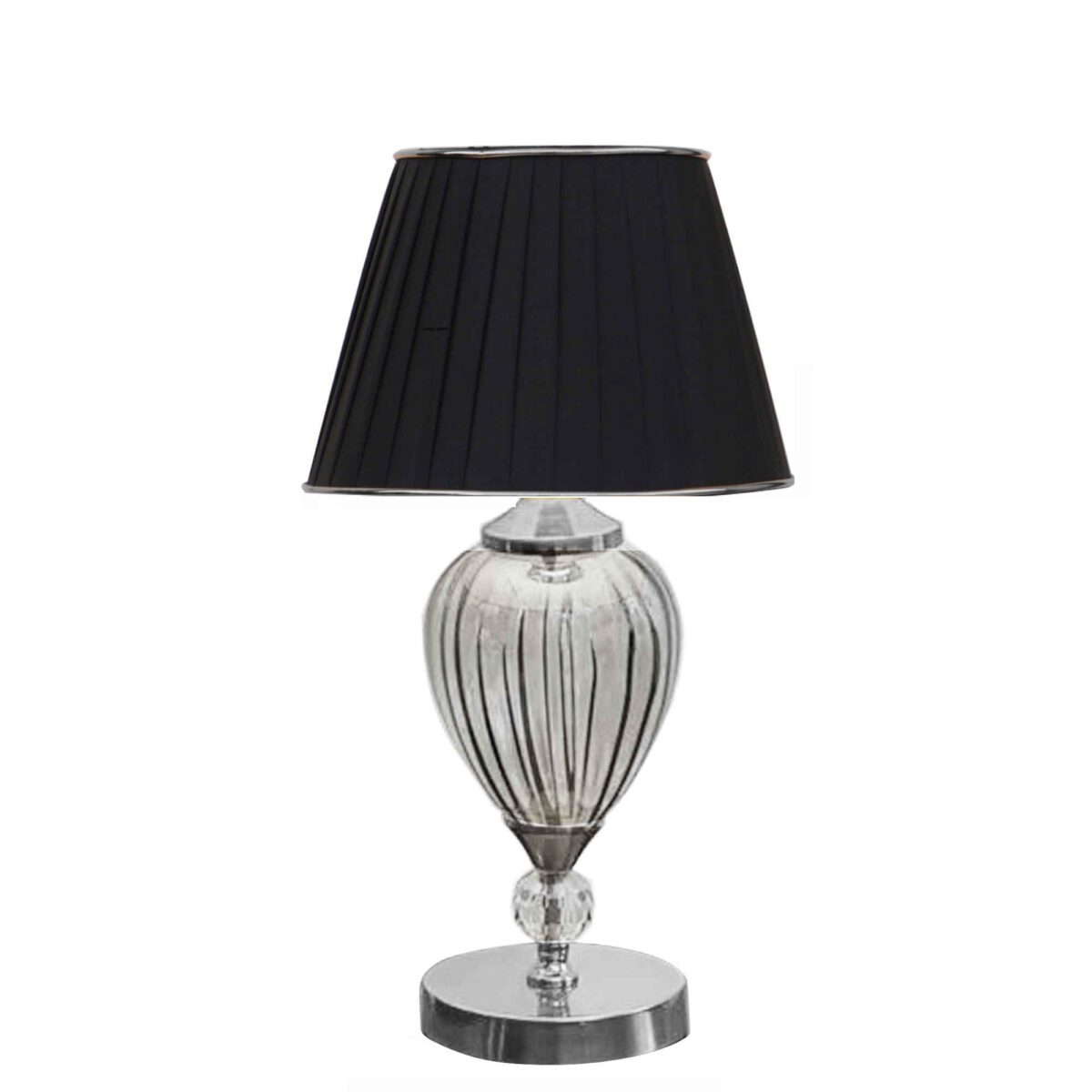 Price and Buy Accent Table Lamp with Fabric Tapered Lampshade Jami