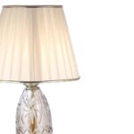 Price and Buy Accent Table Lamp with Fabric Tapered Lampshade Nasim - Image 3