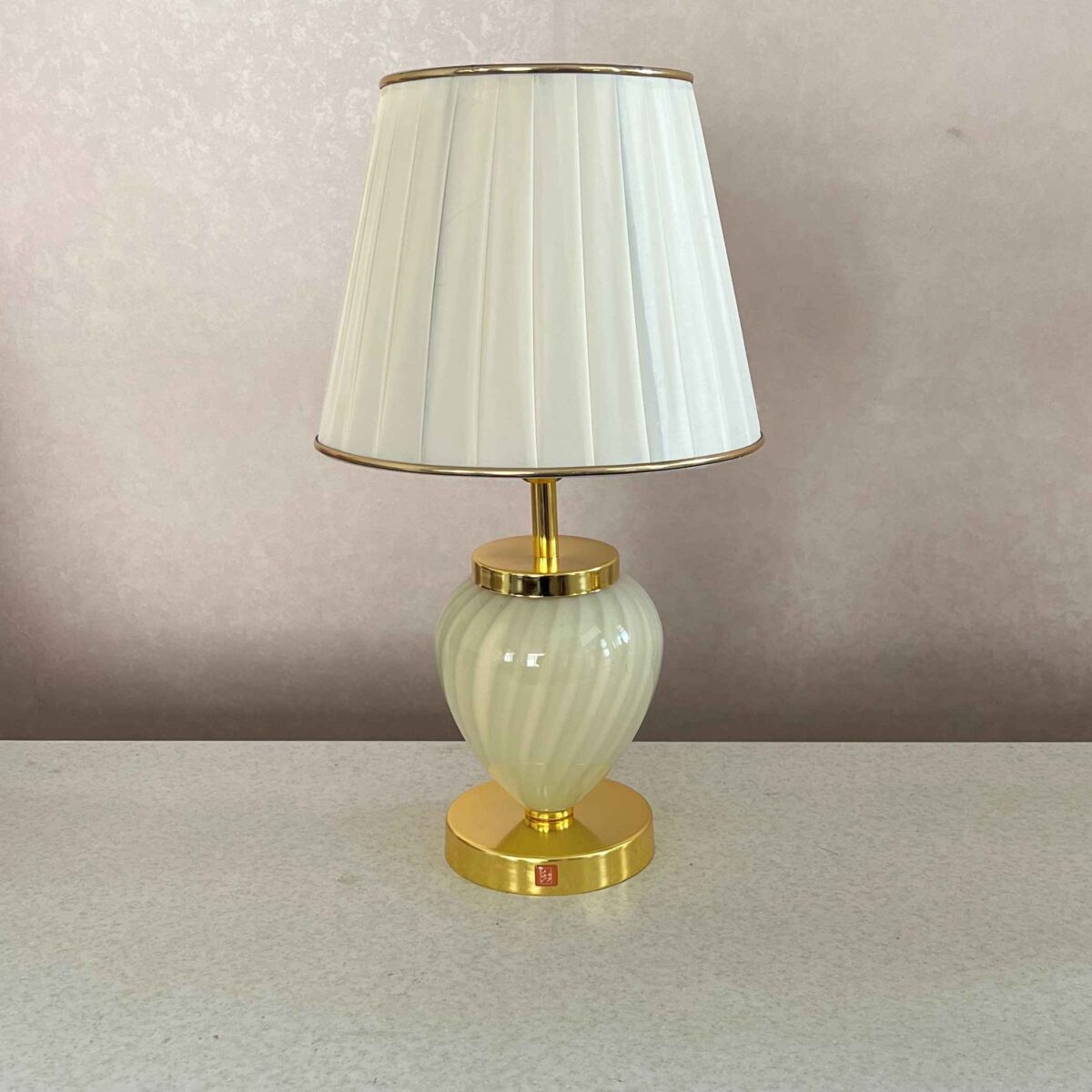 Price and Buy Accent Table Lamp with Fabric Tapered Lampshade Sarina - Image 6