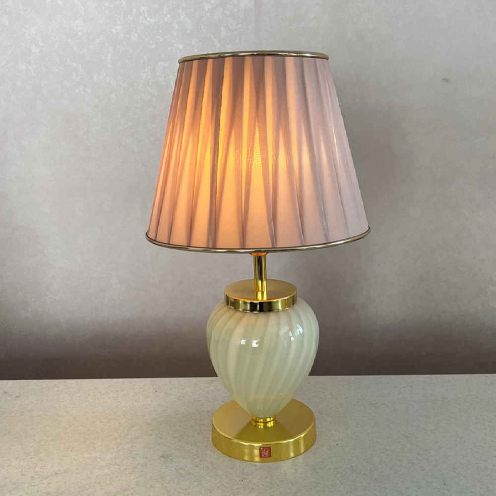 Price and Buy Accent Table Lamp with Fabric Tapered Lampshade Sarina - Image 7
