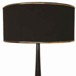 Price and Buy Accent Wooden Table Lamp Handcrafted Black Riana - Image 4