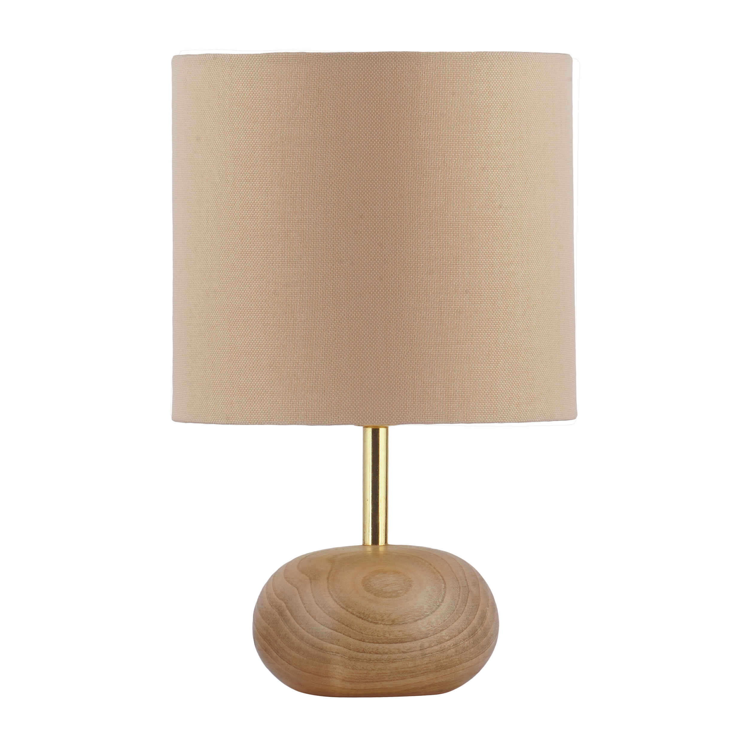 Price and Buy Accent Wooden Table Lamp Handcrafted Cream Asali