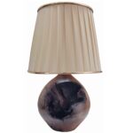 Price and Buy Accent Wooden Table Lamp Handcrafted Deformed
