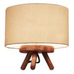 Price and Buy Accent Wooden Table Lamp Handcrafted Diana - Image 4