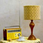 Price and Buy Accent Wooden Table Lamp Handcrafted Narnia - Image 3
