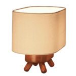 Price and Buy Accent Wooden Table Lamp Handcrafted Nasrin - Image 4