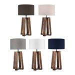 Price and Buy Accent Wooden Table Lamp Handcrafted Plus - Image 3