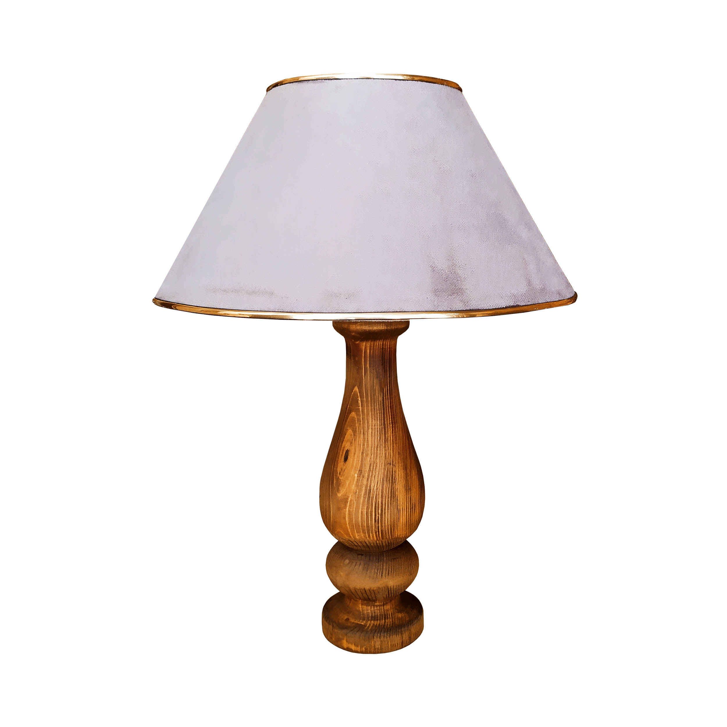 Price and Buy Accent Wooden Table Lamp Handcrafted Velvet Shade Behnam_68fd44ada72ed.jpeg Price and Buy Accent Wooden Table Lamp Handcrafted Velvet Shade Behnam - Image 1