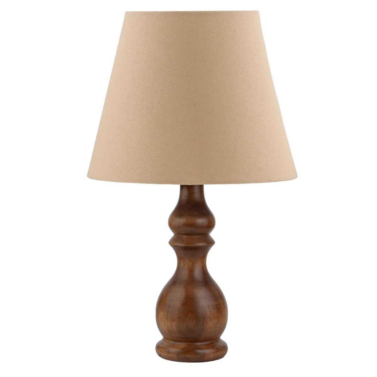 Price and Buy Accent Wooden Table Lamp With Fabric Lampshade Chobi