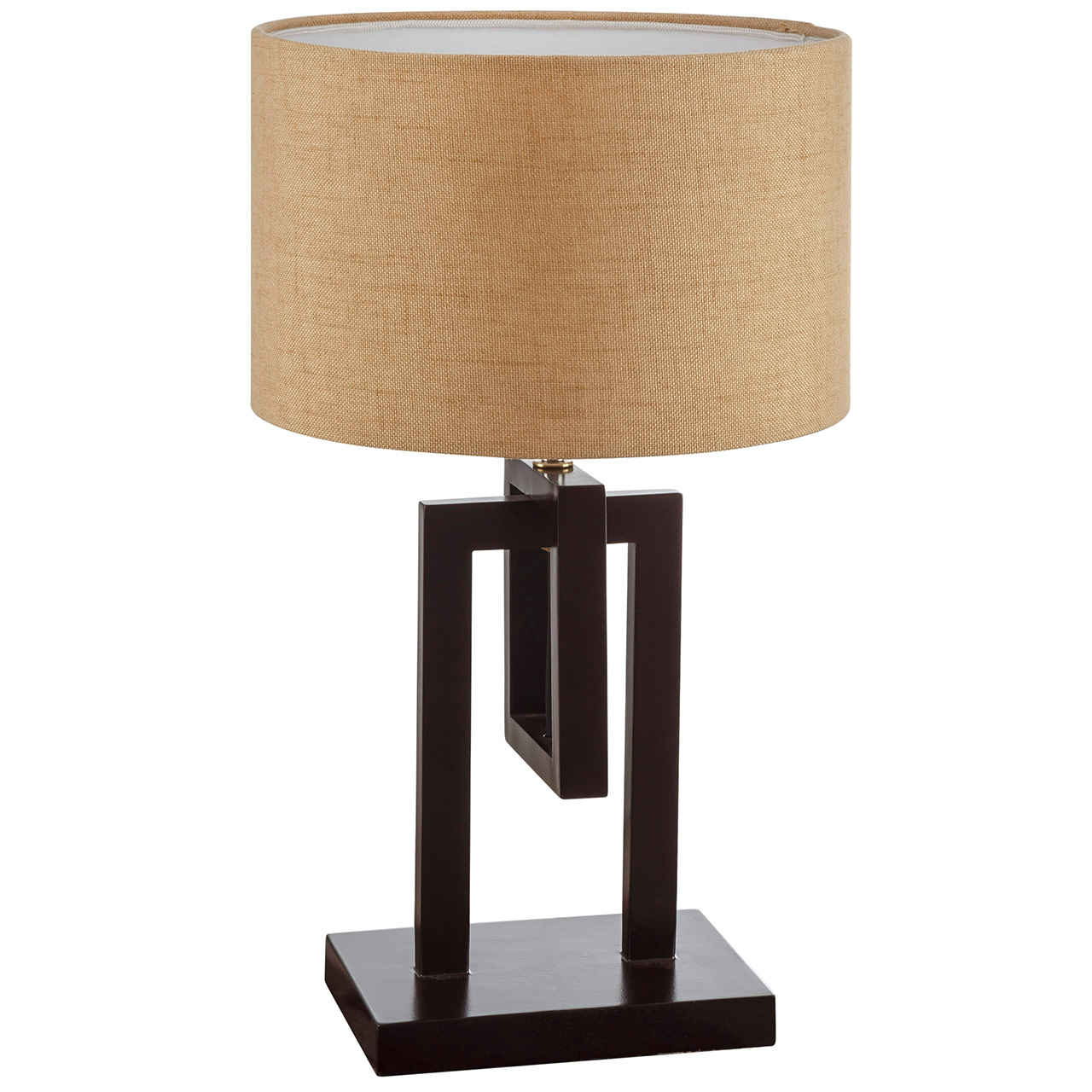 Price and Buy Accent Wooden Table Lamp With Fabric Lampshade Nour