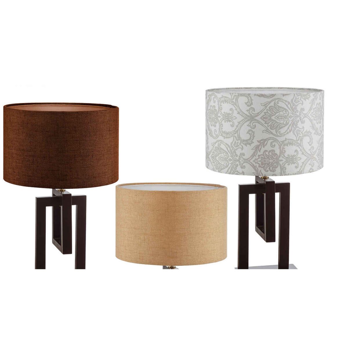 Price and Buy Accent Wooden Table Lamp With Fabric Lampshade Nour - Image 5
