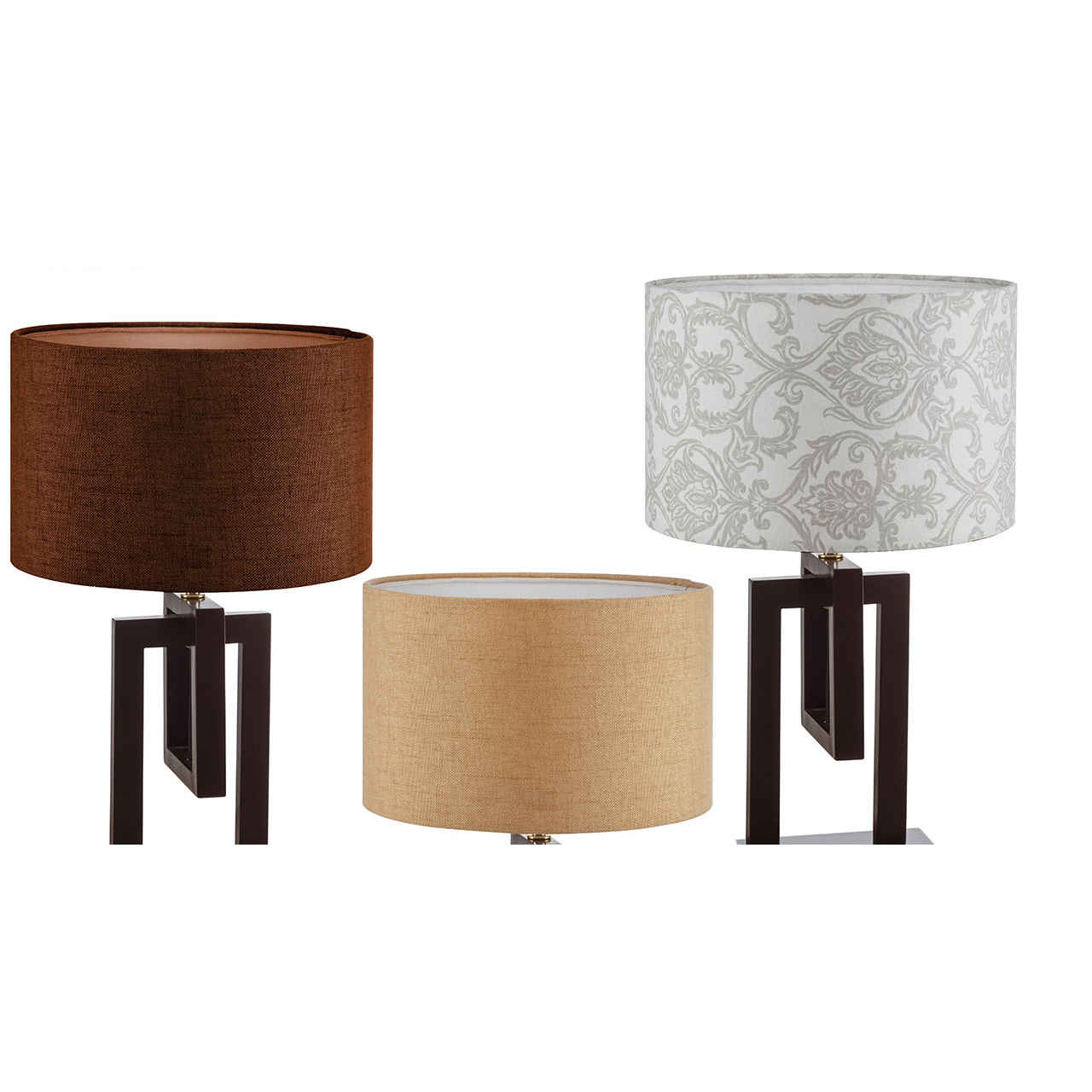 Price and Buy Accent Wooden Table Lamp With Fabric Lampshade Nour - Image 5