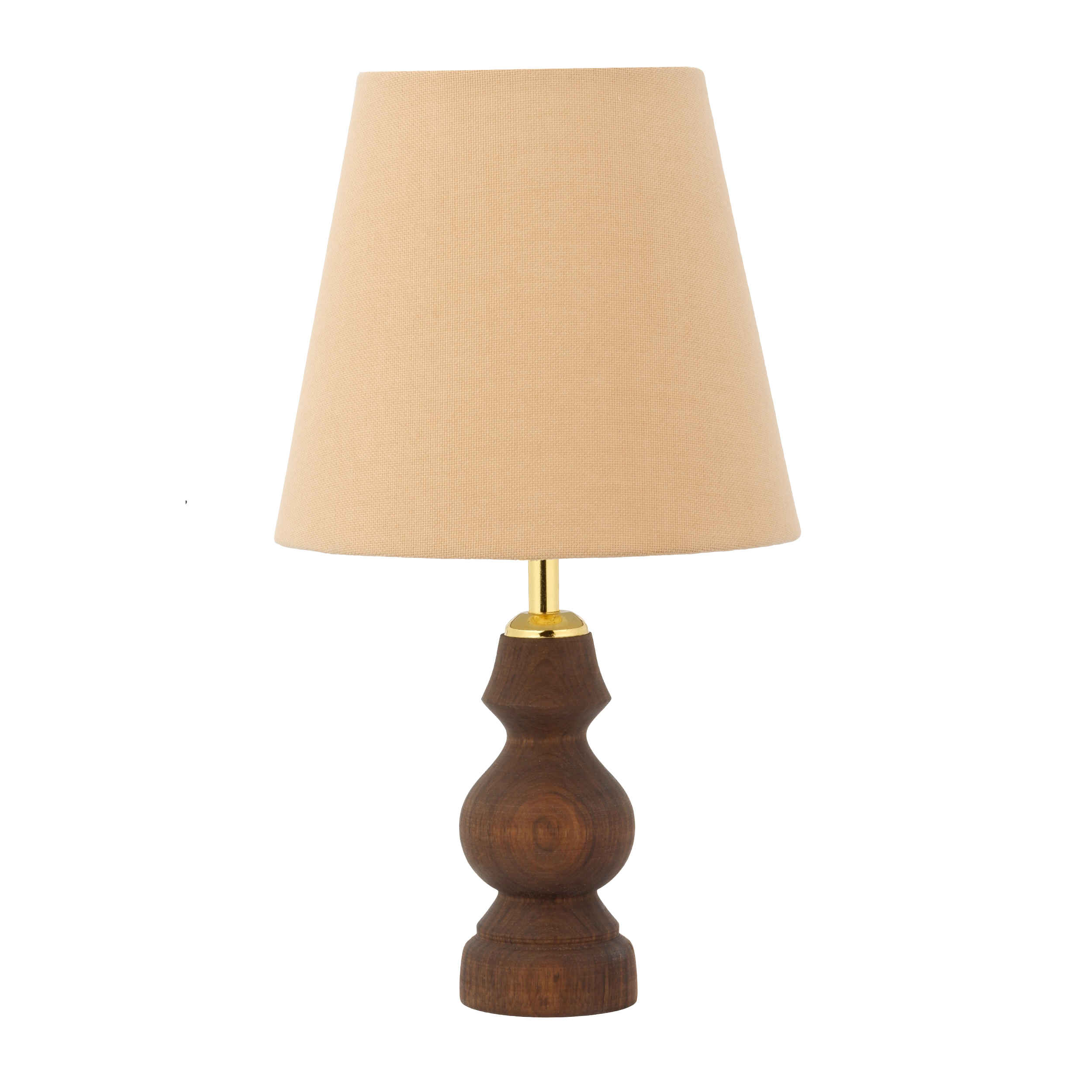 Price and Buy Accent Wooden Table Lamp With Fabric Lampshade