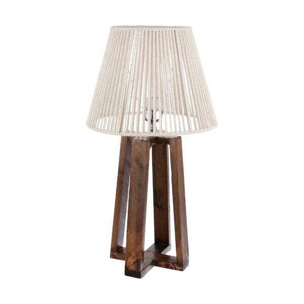 Price and Buy Accent Wooden Table Lamp With Macrame Lampshade_68fe691396747.jpeg Price and Buy Accent Wooden Table Lamp With Macrame Lampshade