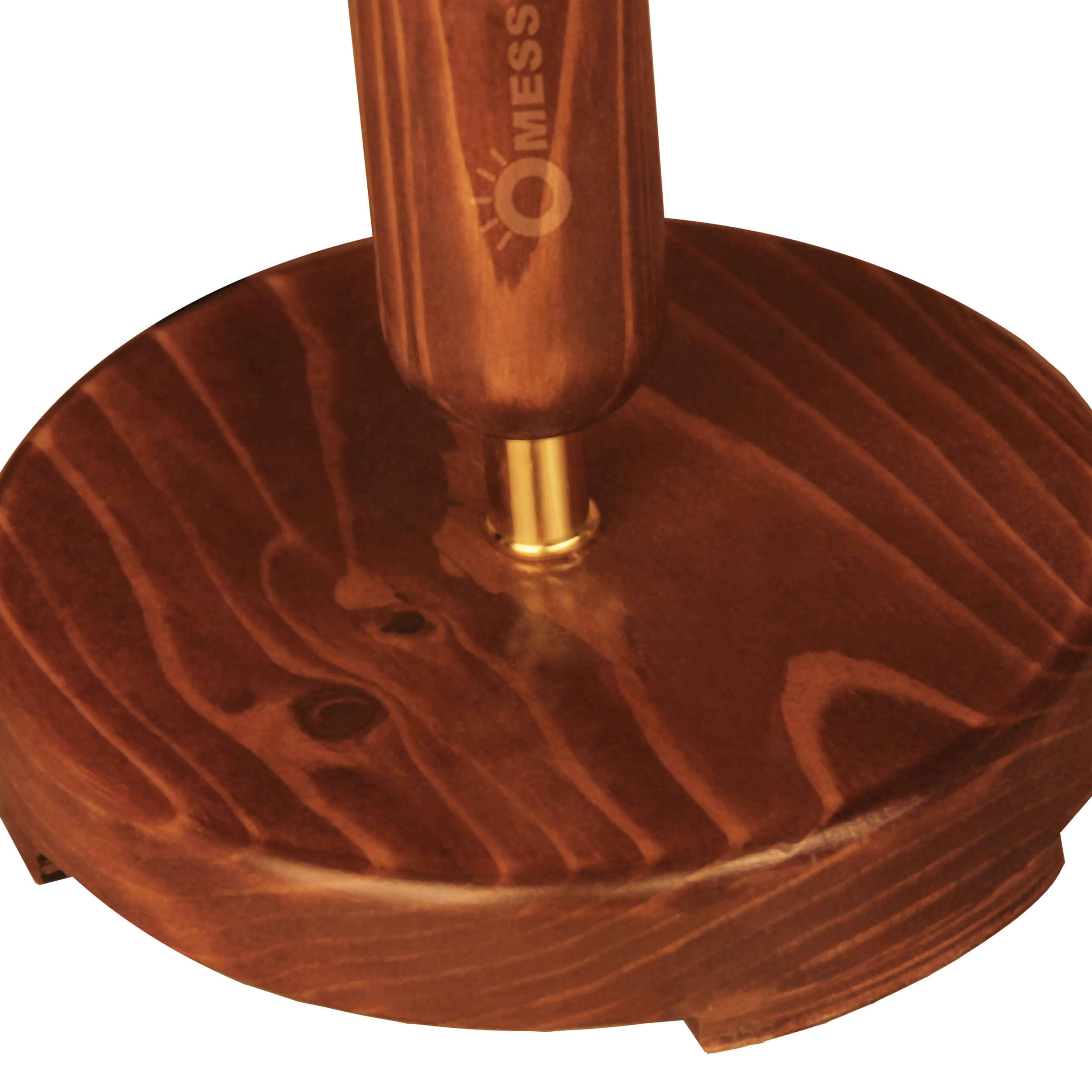 Price and Buy Accent Wooden Table Lamp With Velvet Lampshade Model Sana - Image 5