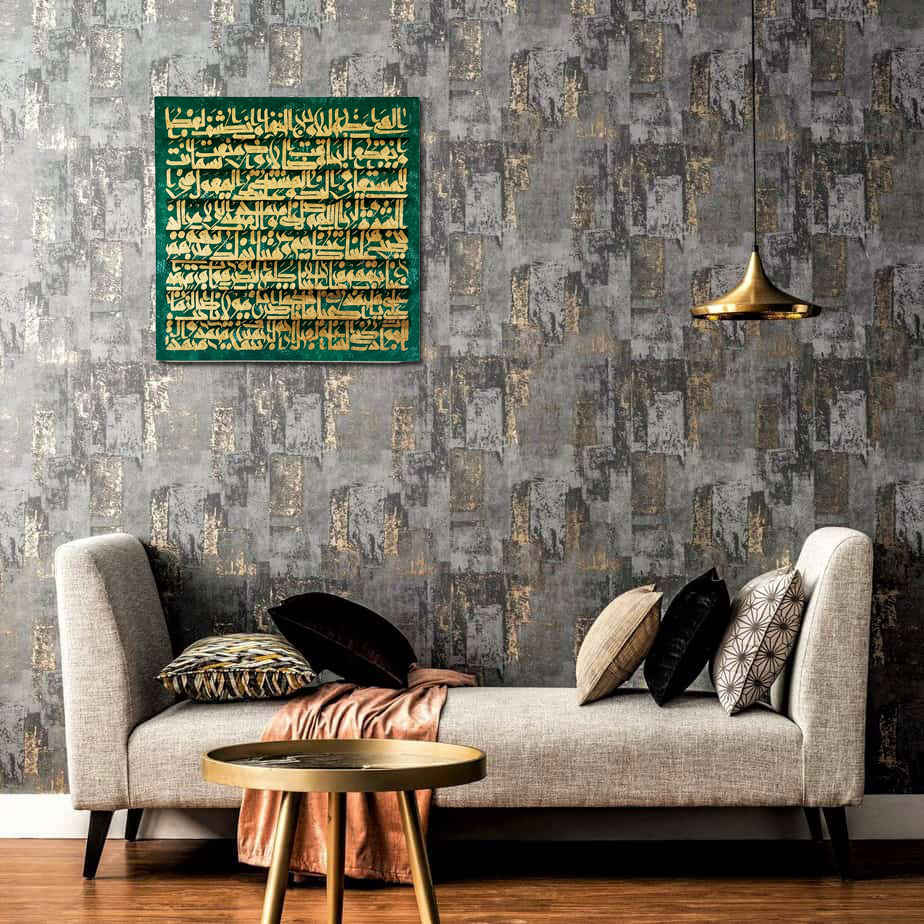 Price and Buy Acrylic Persian Calligraphy Painting on Canvas – Azm Bala’s Prayer Design - Image 3