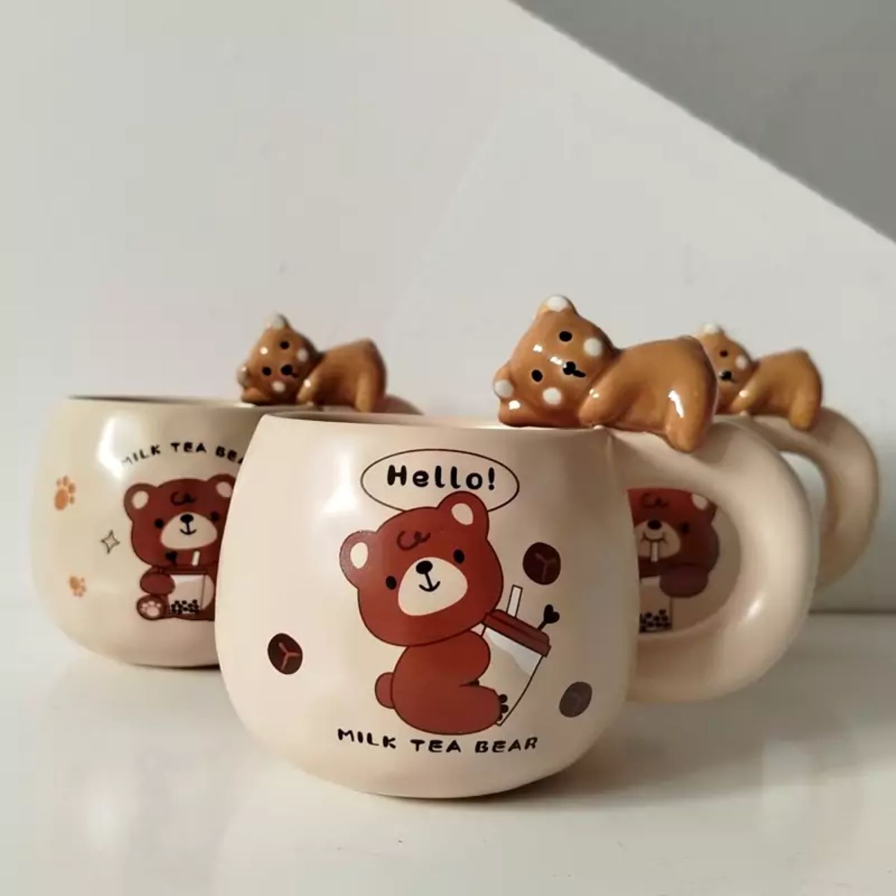 Price and Buy Adorable Fantasy Ceramic Teddy Bear Mug A Cute and Cozy Sip with a Playful Handle_6901bcf9b204e.jpeg Price and Buy Adorable Fantasy Ceramic Teddy Bear Mug A Cute and Cozy Sip with a Playful Handle - Image 1