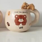 Price and Buy Adorable Fantasy Ceramic Teddy Bear Mug A Cute and Cozy Sip with a Playful Handle - Image 3