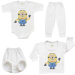 Price and Buy Adorable Minions Baby Clothing Set Soft and Cozy with Cute Minion Design