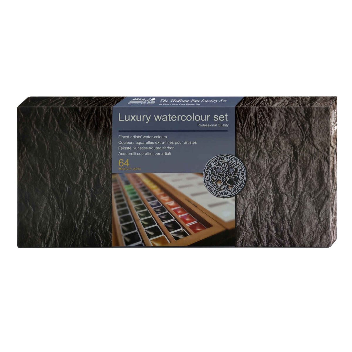 Price and Buy Afra 64-Color Watercolor Set in Wooden Box - Image 5