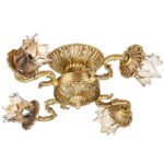 Price and Buy Aluminium Semi-flush Chandelier Florentine and Vintage Style Flower