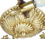 Price and Buy Aluminium Semi-flush Chandelier Florentine and Vintage Style Komeil - Image 4