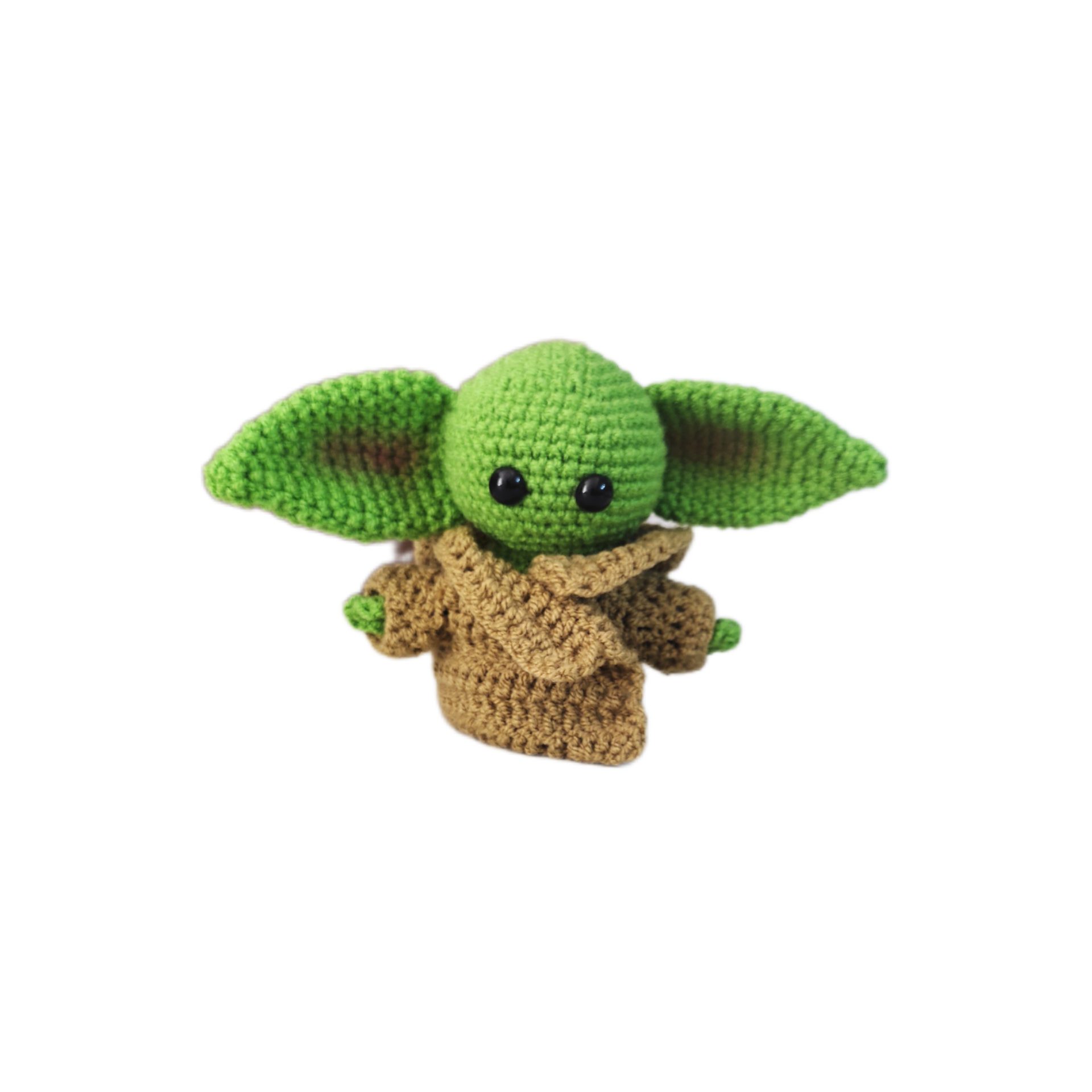 Price and Buy Amigurumi Crochet Stuffed Grogu Animal – Baby Yoda Plush Toy - Image 3