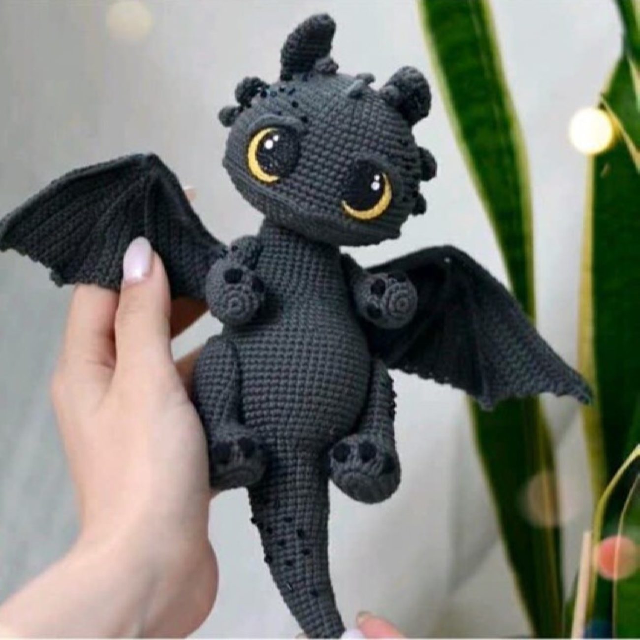 Price and Buy Amigurumi Crochet Stuffed Toothless Animal for Kids – Soft & Cuddly Plush Toy