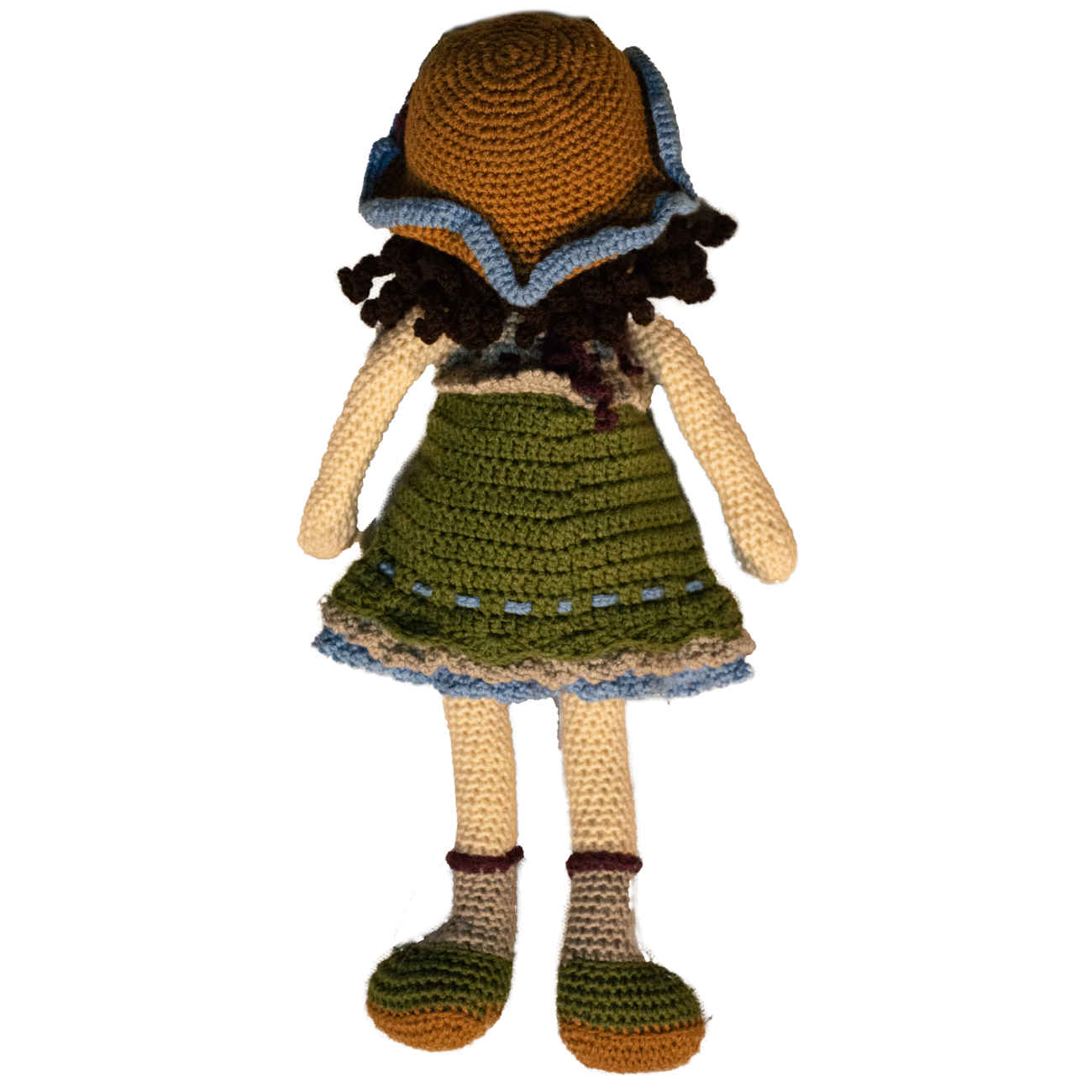 Price and Buy Amigurumi Handmade Crochet Doll – Cuddly Creation in Green | Soft Plush Toy - Image 3