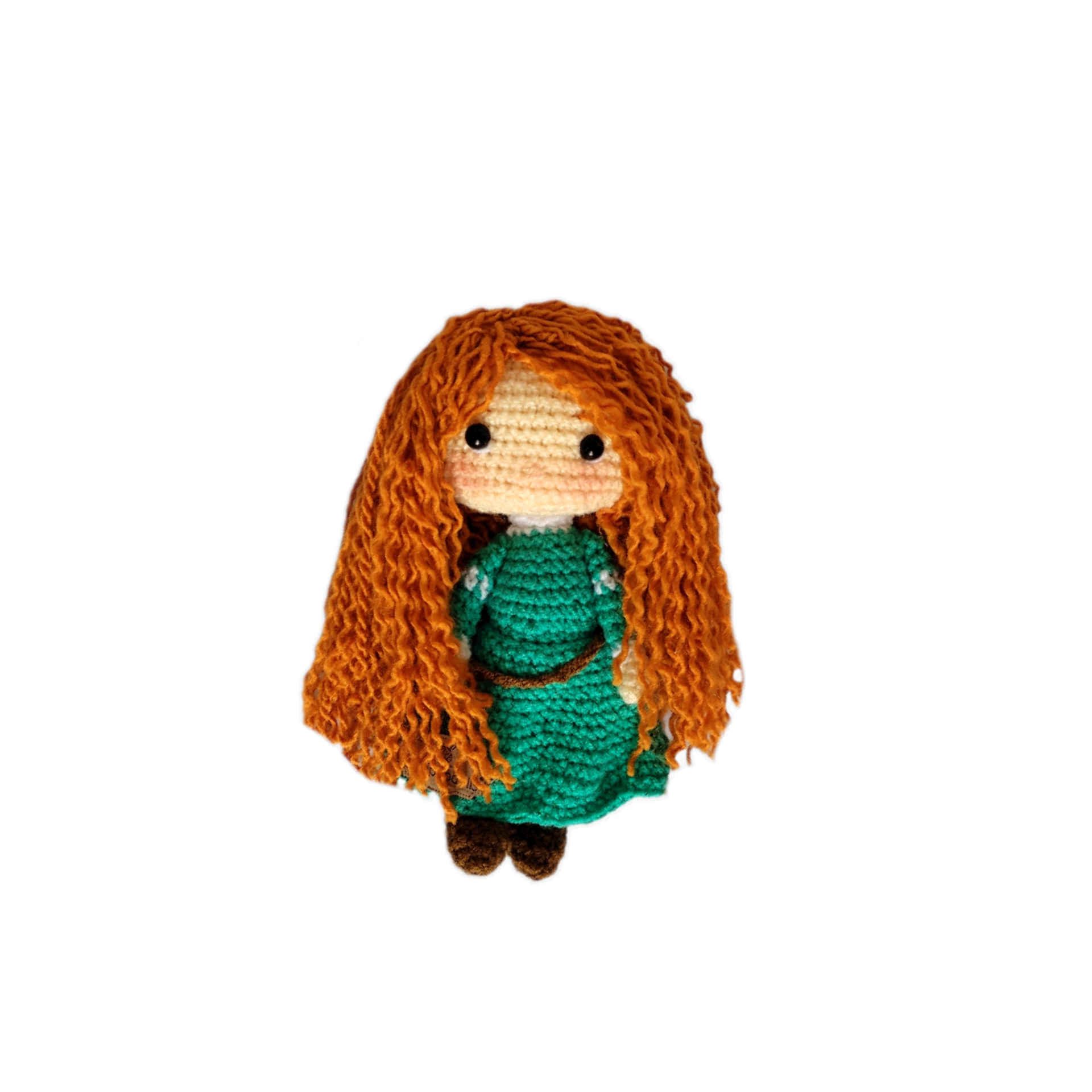 Price and Buy Amigurumi Handmade Crochet Doll – Merida Design | Soft Plush Stuffed Toy - Image 3