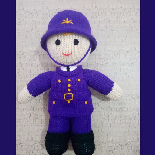 Price and Buy Amigurumi Handmade Crochet Stuffed Doll – Police Officer | Soft Plush Toy