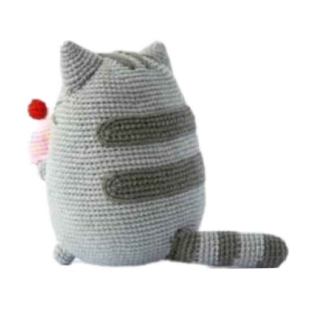 Price and Buy Amigurumi Stuffed Cat Animal – Handmade Crochet Plush Toy | Elegant & Cozy - Image 3