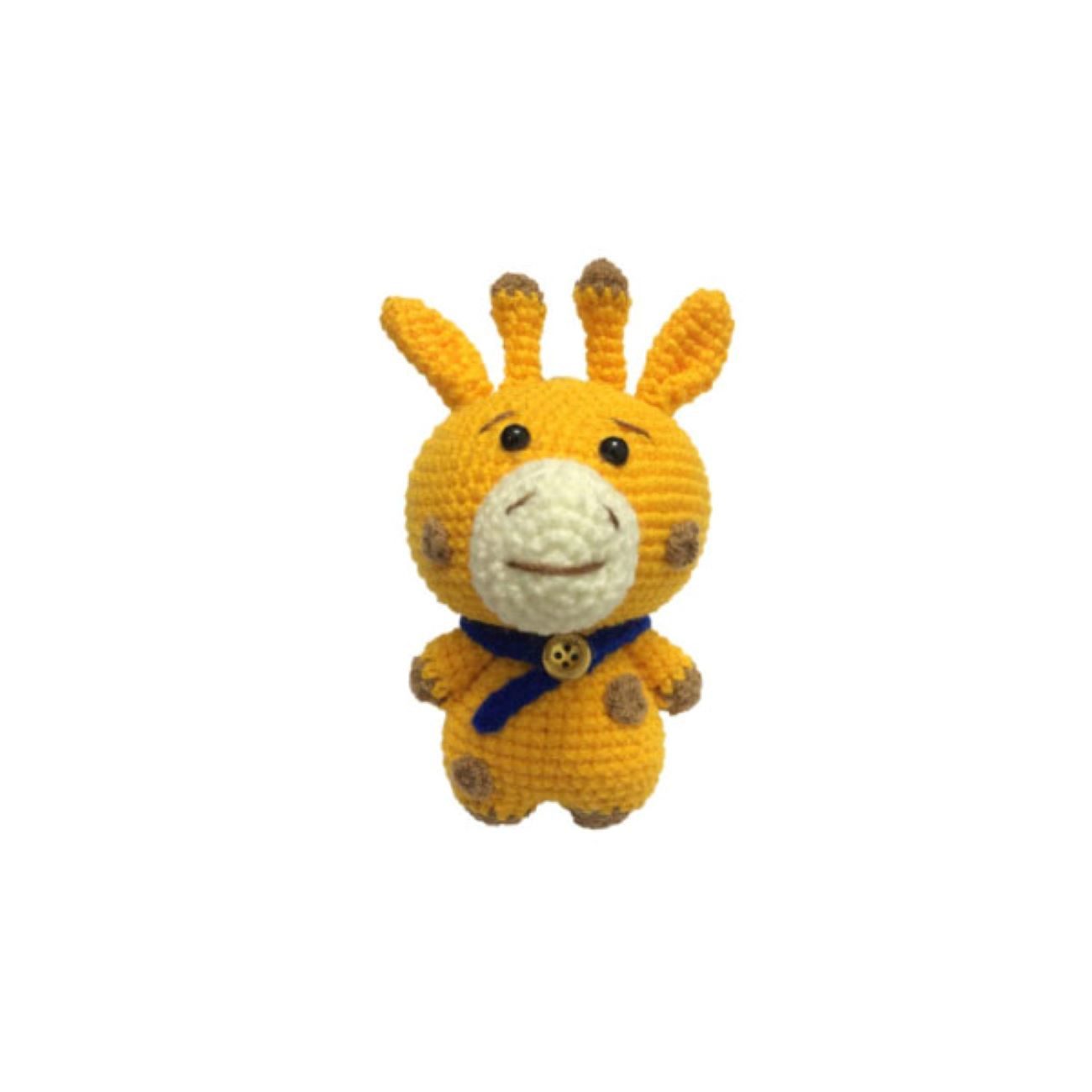 Price and Buy Amigurumi Stuffed Giraffe Animal – Handmade Crochet Plush Toy | Charming & Cozy