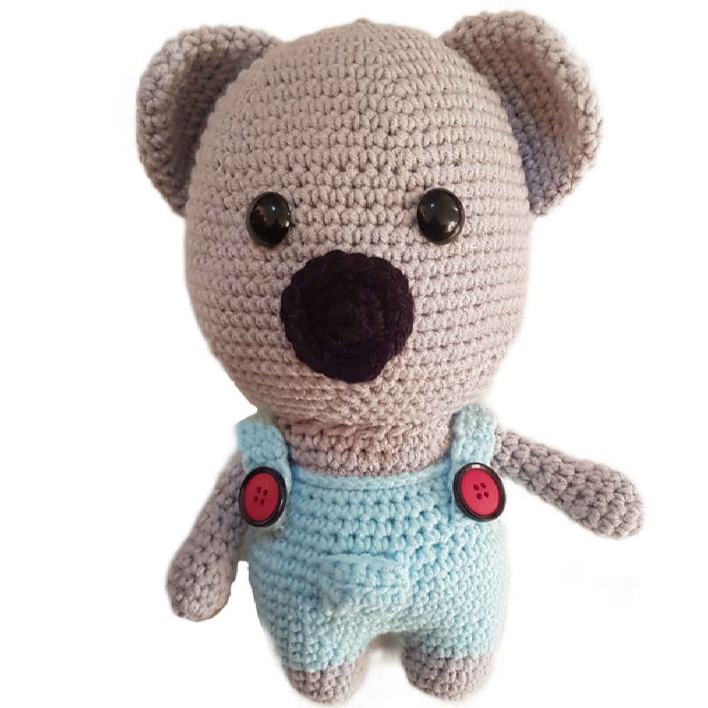 Price and Buy Amigurumi Stuffed Koala Animal – Handmade Crochet Plush Toy | Cozy & Cuddly - Image 4