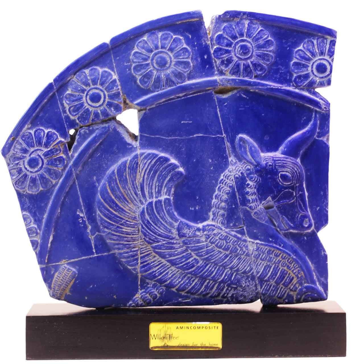 Price and Buy Ancient Persian-Inspired Legendary Inscription Replica Winged Lion