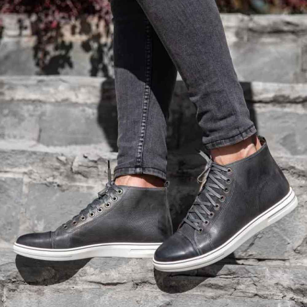 Price and Buy Ankle Leather Boots for Men – Model 1070 - Image 4