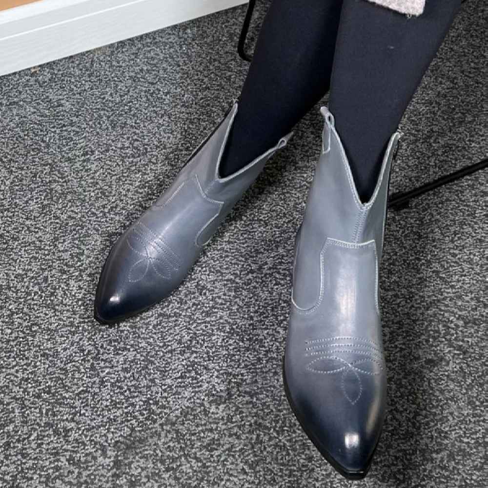 Price and Buy Ankle Leather Boots for Women – Model 110 - Image 6