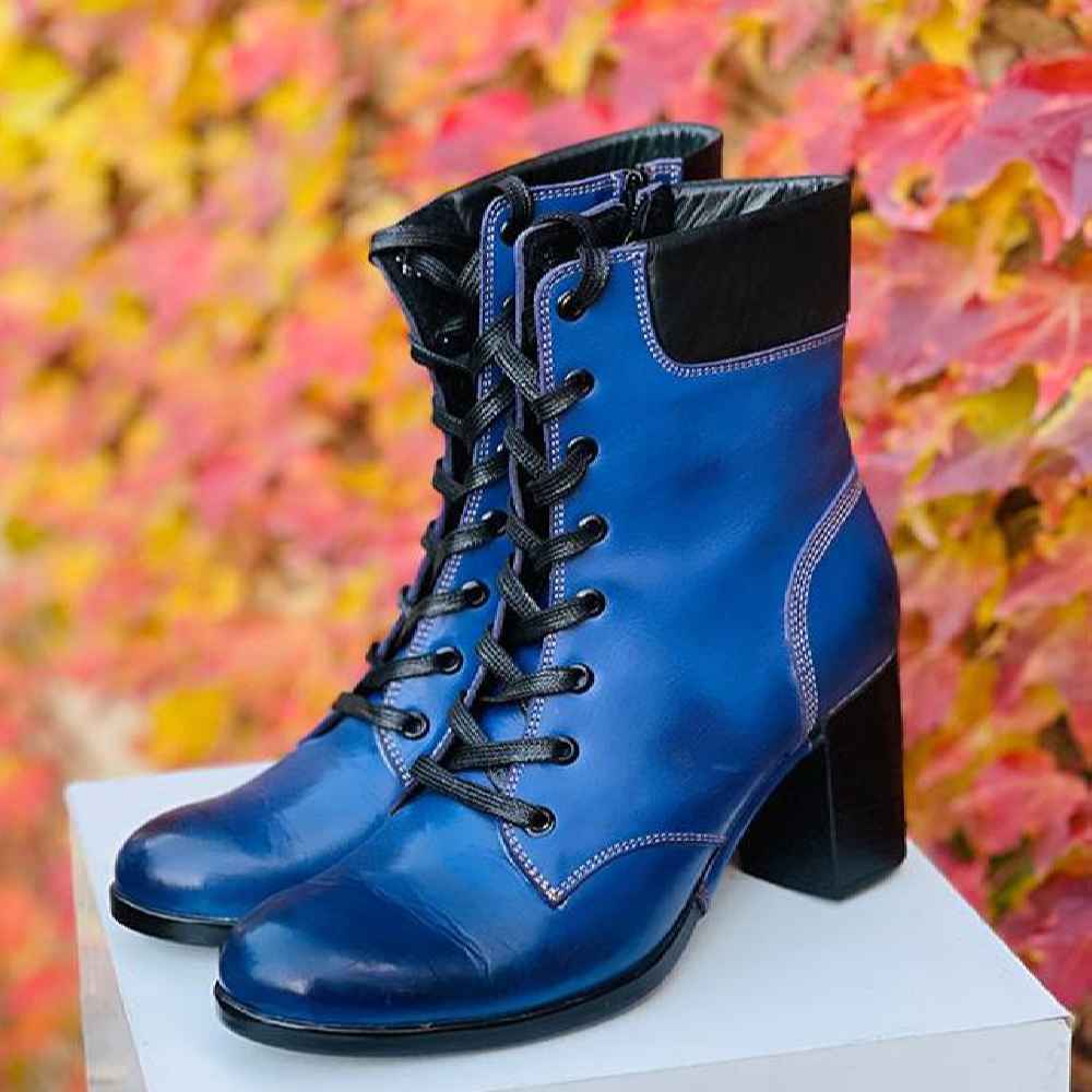Price and Buy Ankle Leather Boots for Women – Model 114 - Image 4