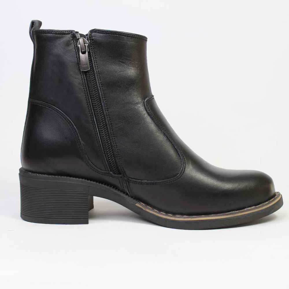 Price and Buy Ankle Leather Boots for Women – Model A166 - Image 4
