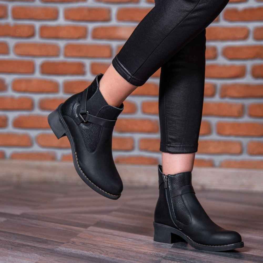 Price and Buy Ankle Leather Boots for Women – Model A175 - Image 3
