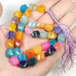 Price and Buy Aqiq Stone Prayer Beads of Umm al-Banin, 33 Beads, 10 mm Size - Image 3