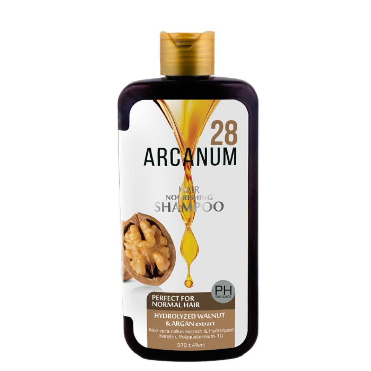 Price and Buy Arcanum Hair Nourishing Shampoo with Hydrolyzed Walnut & Argan Extract for Normal Hair (x2)
